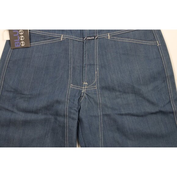 Deadstock Vintage 90s Marithe Francois Girbaud Mens 32 Baggy Denim Jean Shorts - Picture 3 of 16
